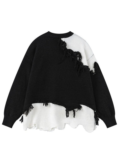 Women's pullover vintage cotton sweater