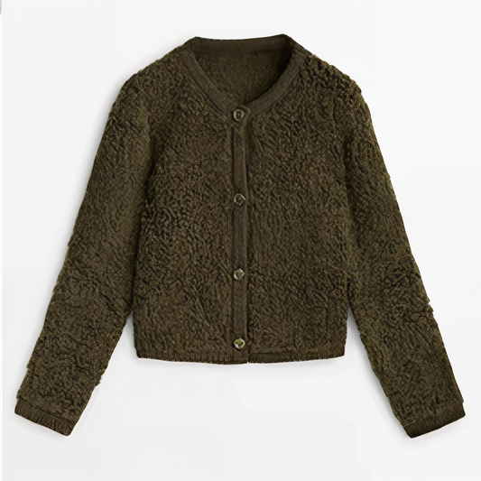 Knitted Cashmere Blend Cardigan