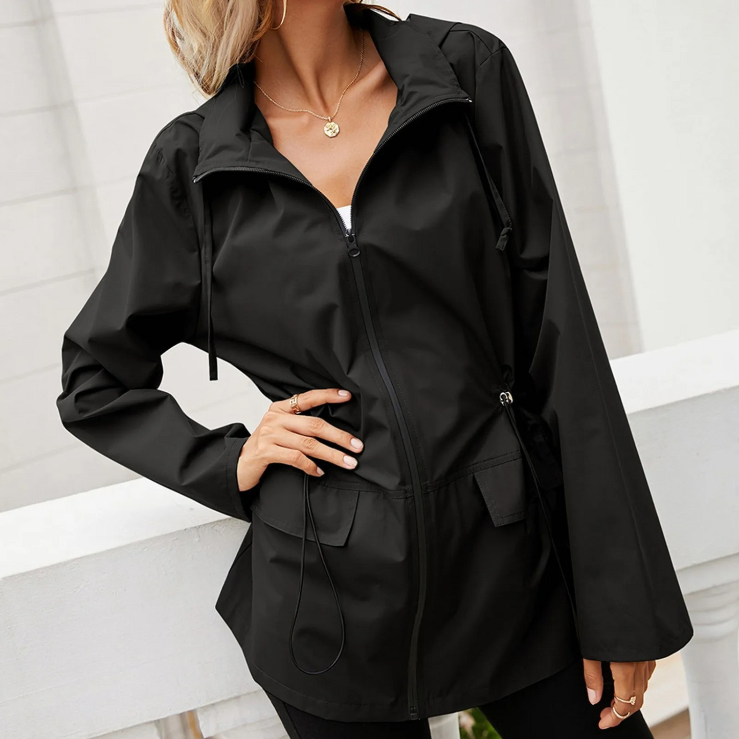 Jaina - Simple Slim Comfortable with Long Summer Jacket