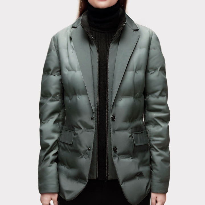 Quilted Tailored Fit Puffer Jacket 