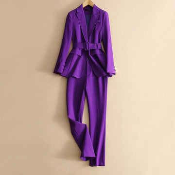 Women's autumn slim fit two-piece professional suit