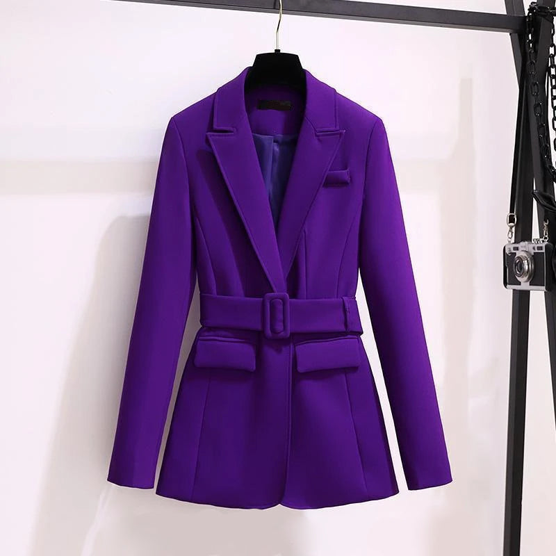 Women's autumn slim fit two-piece professional suit