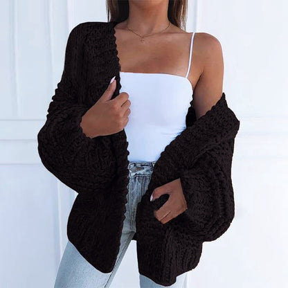 Women's autumn winter cardigan sweater