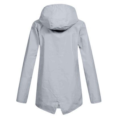 Women's mid-length jacket for autumn and winter