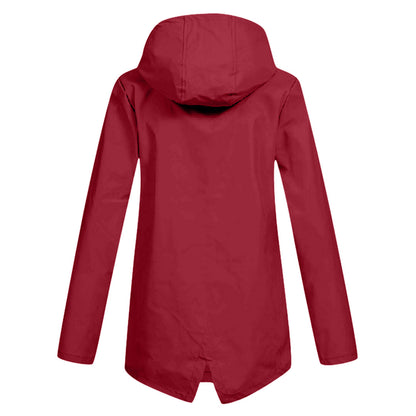 Women's mid-length jacket for autumn and winter