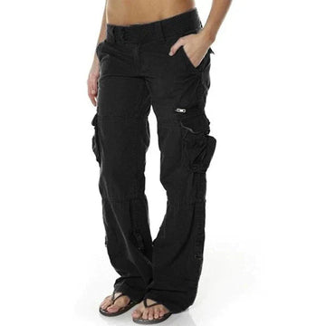 Women's elegant cargo trousers