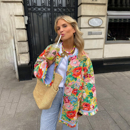 Women's vintage quilted jacket