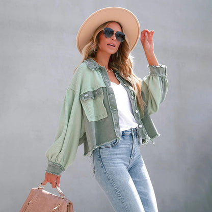 Women’s washed jacket