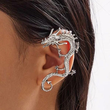 Fierce and elegant dragon earrings