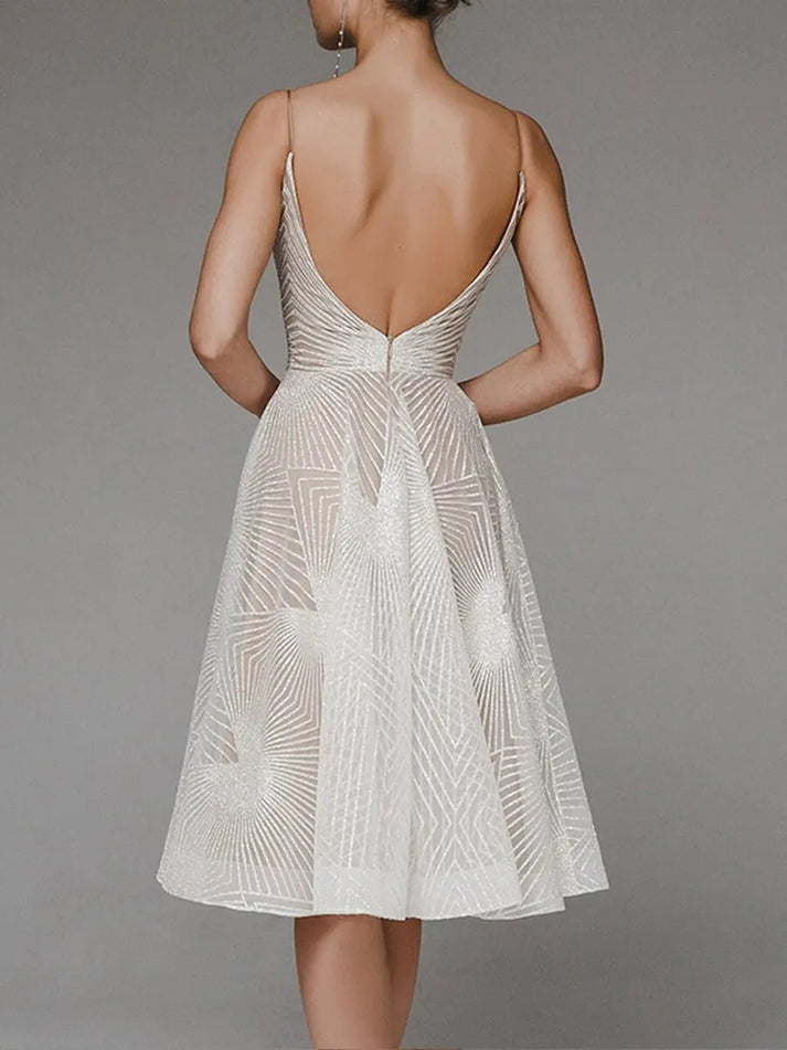 Women's Backless Elegant Sleeveless Dress