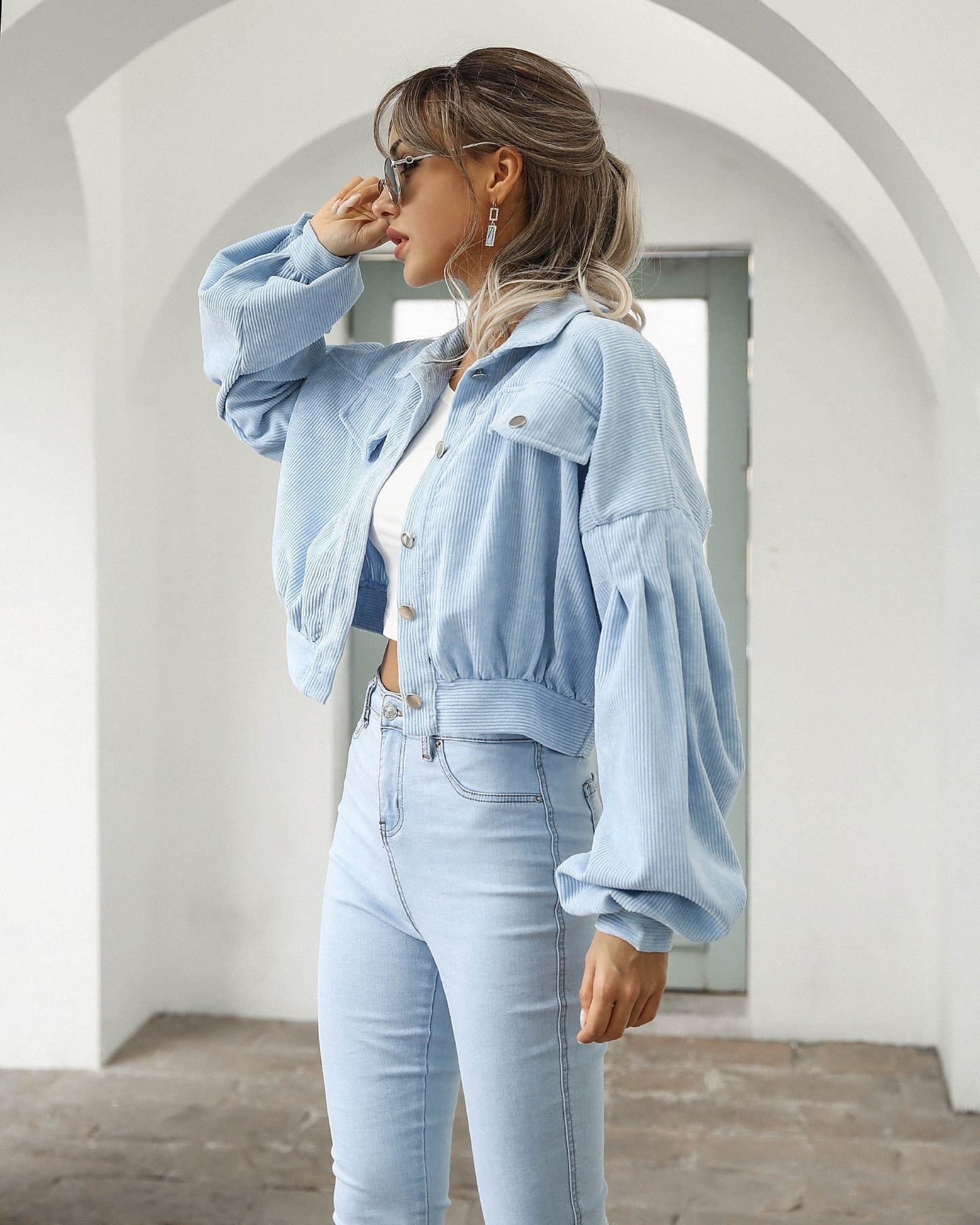 Stylish Corduroy Jacket for Women