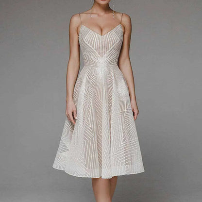 Women's Backless Elegant Sleeveless Dress