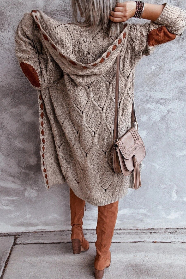 Women's elegant long cardigan