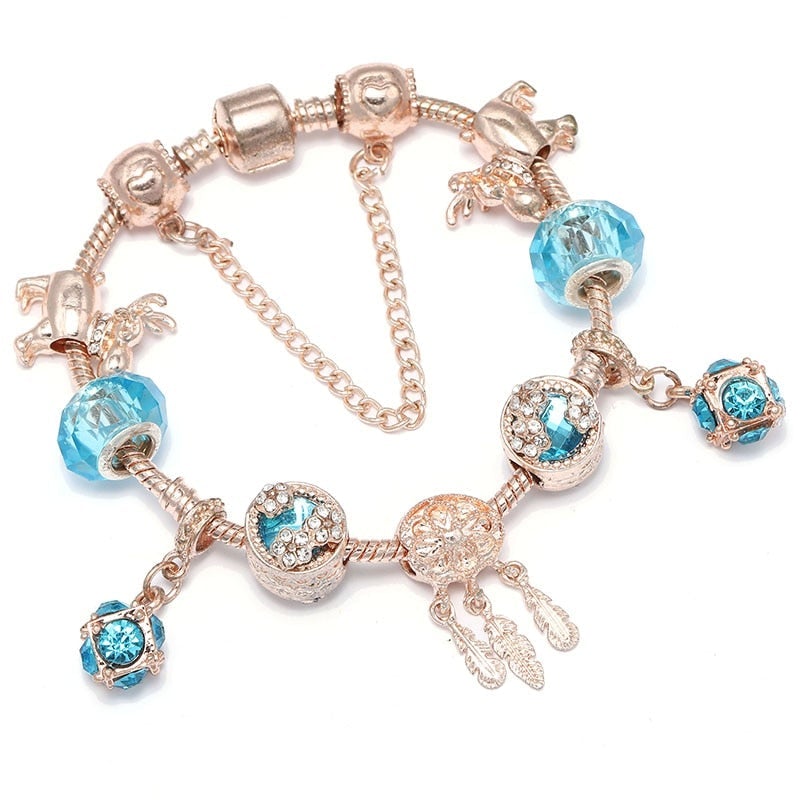 Elegant rose bracelet