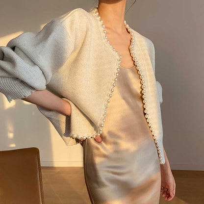 Women's versatile knitted cardigan jacket