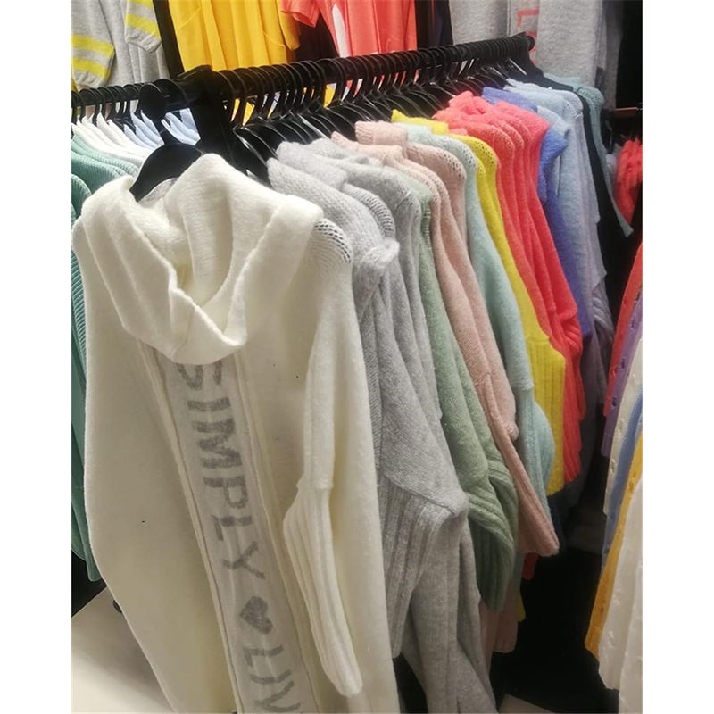 Women's Hooded Knit Cardigan - Long Open Front - Relaxed Fit - Soft & Comfortable