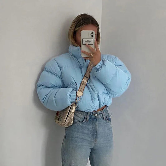 Waist Length Puffer Jacket
