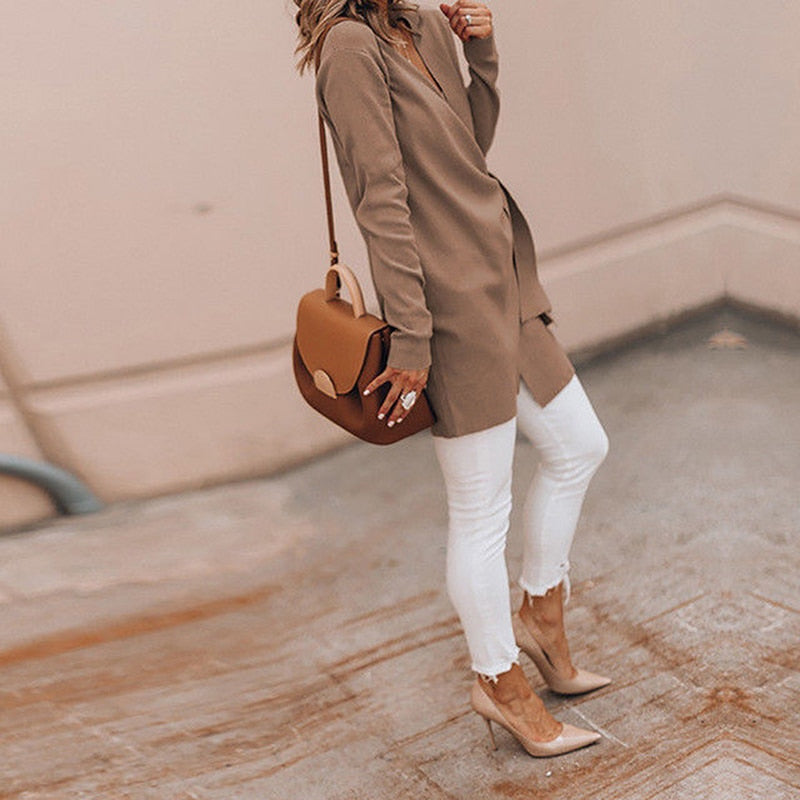 Julia  Casual Blazer with adjustable waist