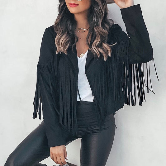 Fringe Trendy Fashion Jacket