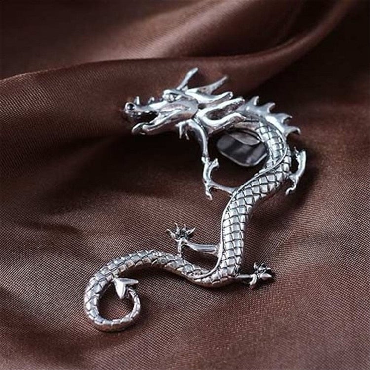 Fierce and elegant dragon earrings