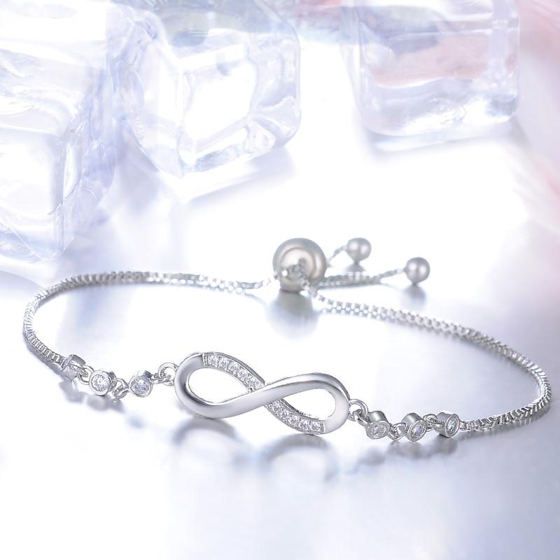 Timeless elegance with the adjustable infinity bracelet