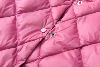 Women's lightweight buttoned fall jacket