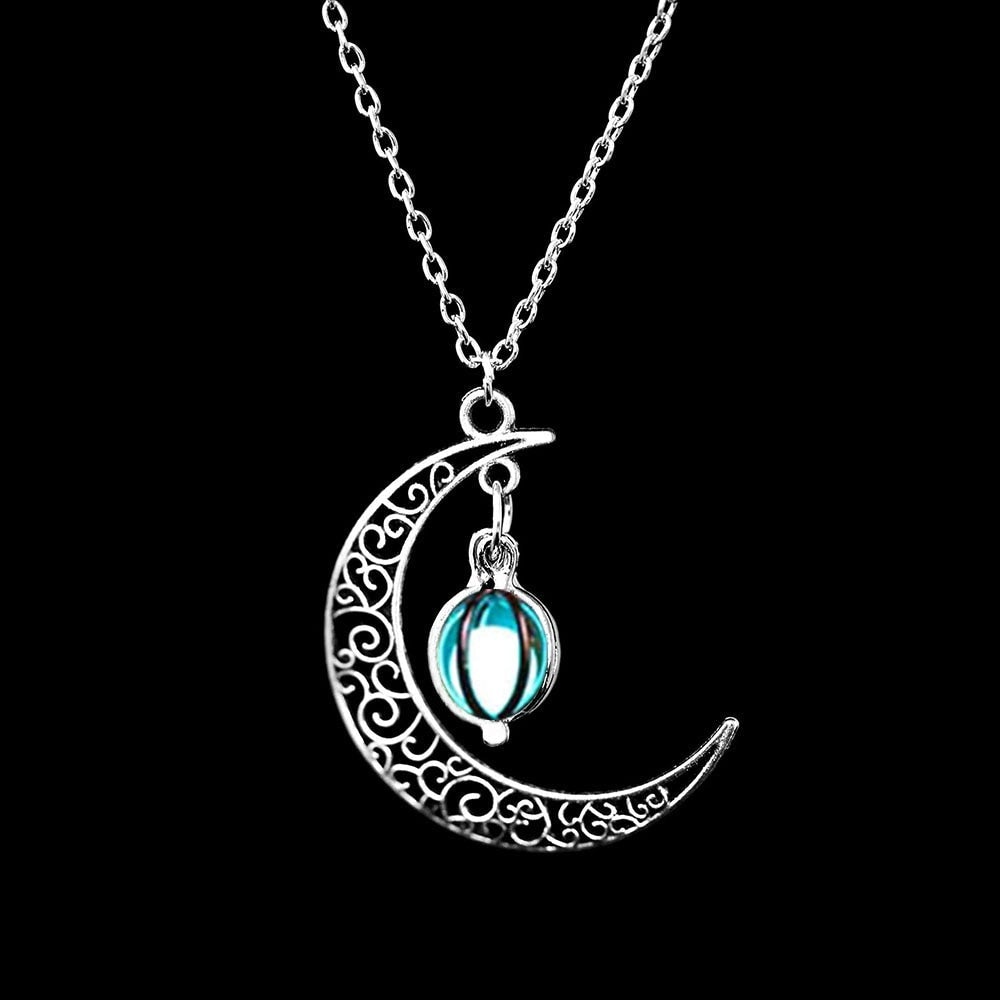 Elegant moonlight glow pendant