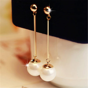 Luxurious pearl drop earrings