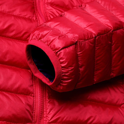 Women's ultra-light reversible down jacket