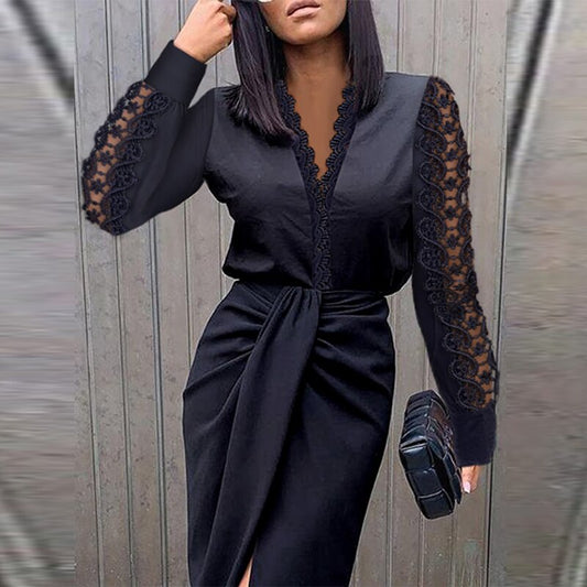 Luxurious Long Cocktail Dress