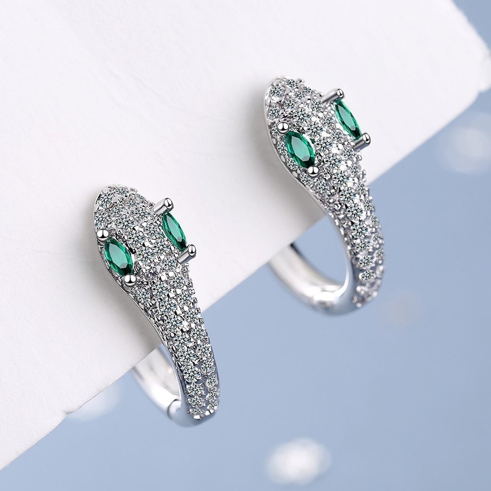 Timeless elegance snake earrings