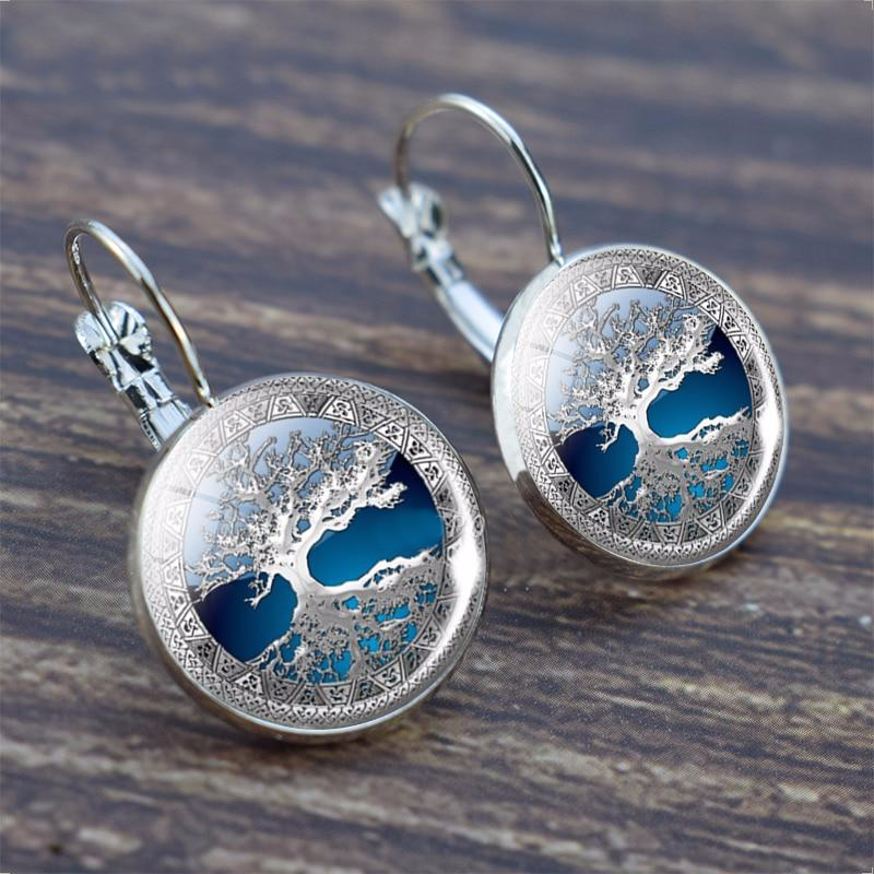 Elegant tree of life earrings