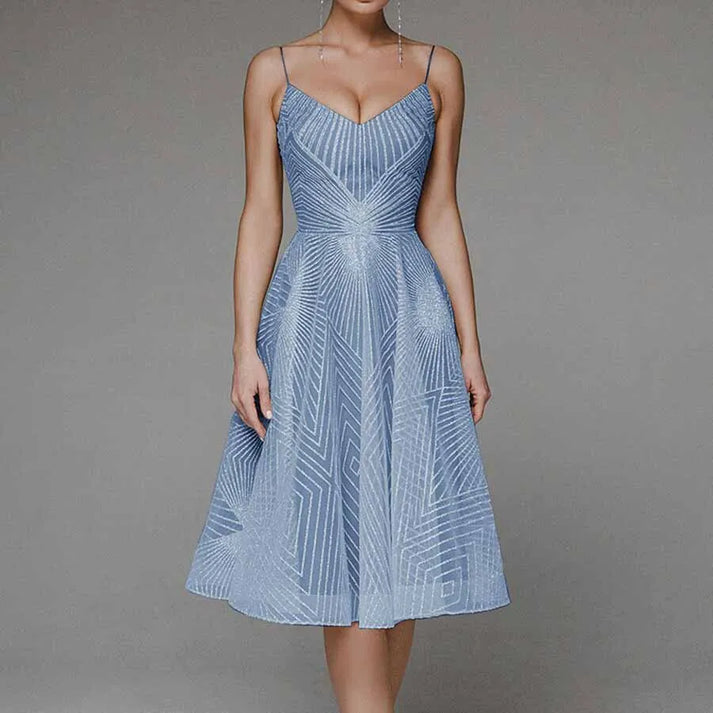 Women's Backless Elegant Sleeveless Dress