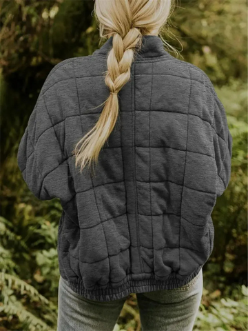 Women's quilted cotton jacket