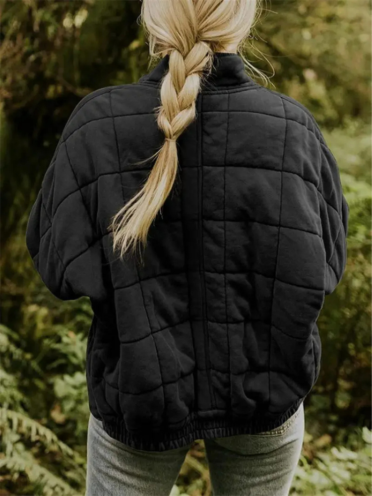 Women's quilted cotton jacket