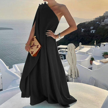 Blythe - Elegant one-shoulder chic dress