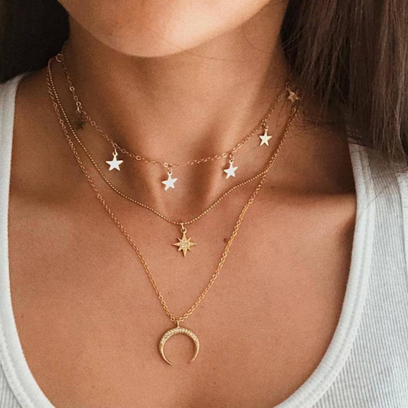 Crescent moon necklace