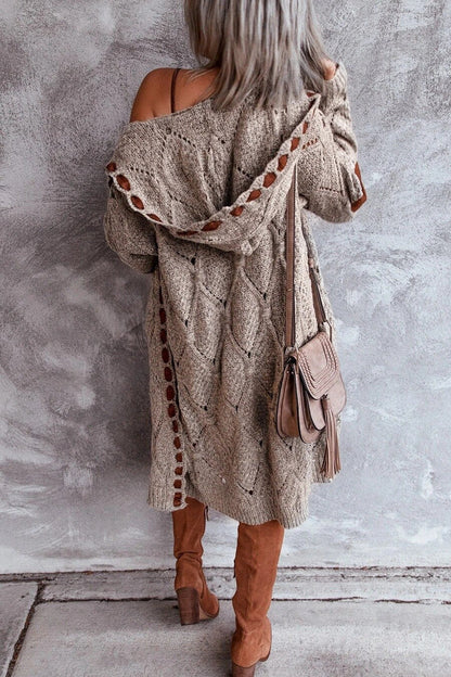 Women's elegant long cardigan