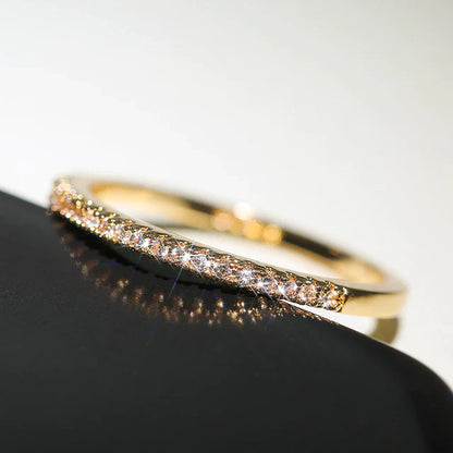 Minimalist zirconia ring