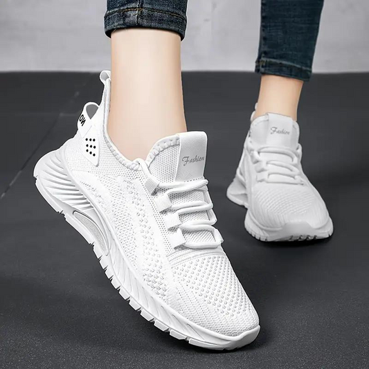 Breathable Mesh Slip-On Athletic Sneakers