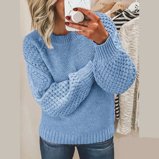 Solid Color Sweater