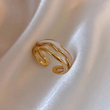 Stylish double ring