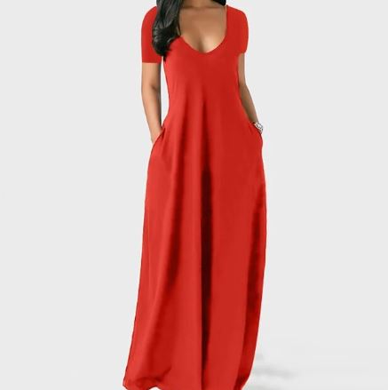 Flowy Elegant Summer Maxi Dress