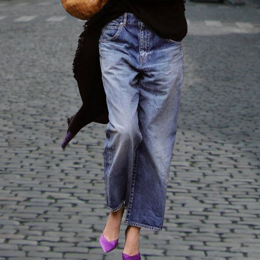 Wide Cut Stylish Jeans