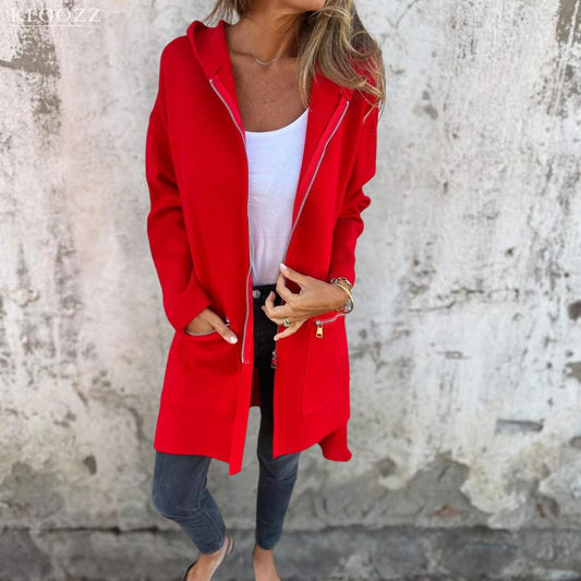 Elegant Hooded Coat