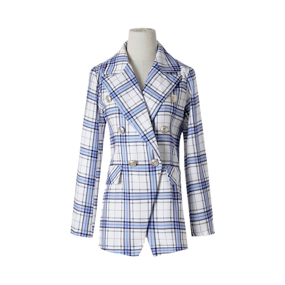 Women's double-breasted blazer