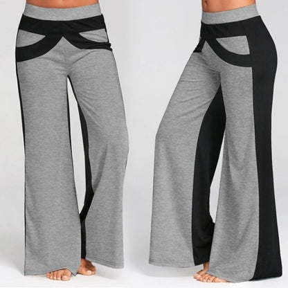 Women's high-waisted wide leg pants