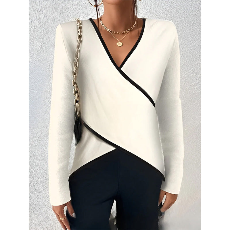 Nea - women's asymmetrical wrap top