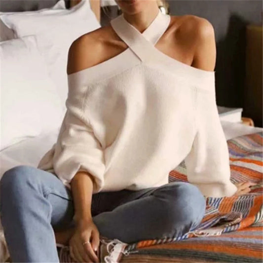 Stylish Off-Shoulder Sweater