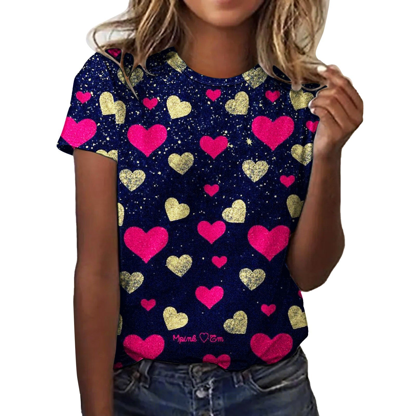 Amelia - love print t-shirt for spring and summer